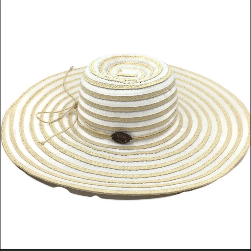 PANAMA JACK WOMENS TOYO FLOPPY CRUSH-ABLE SUN HAT
